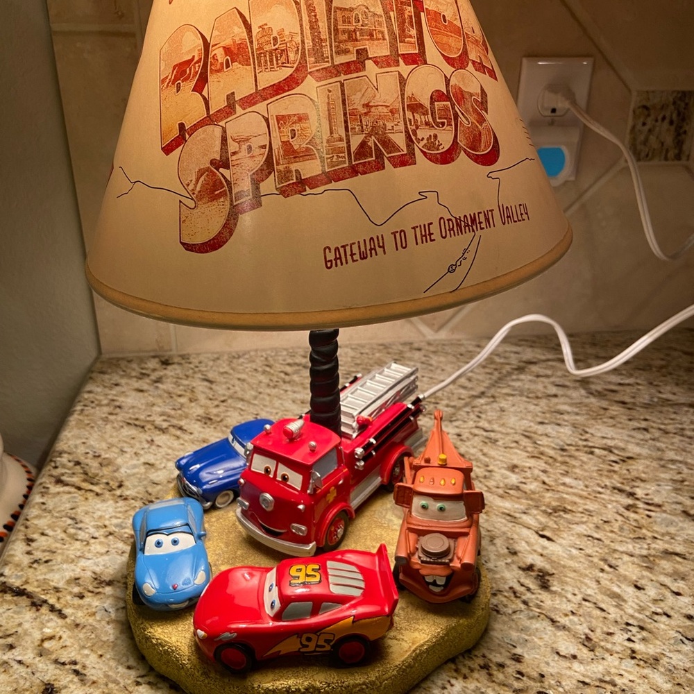 Vintage Disney Cars lamp